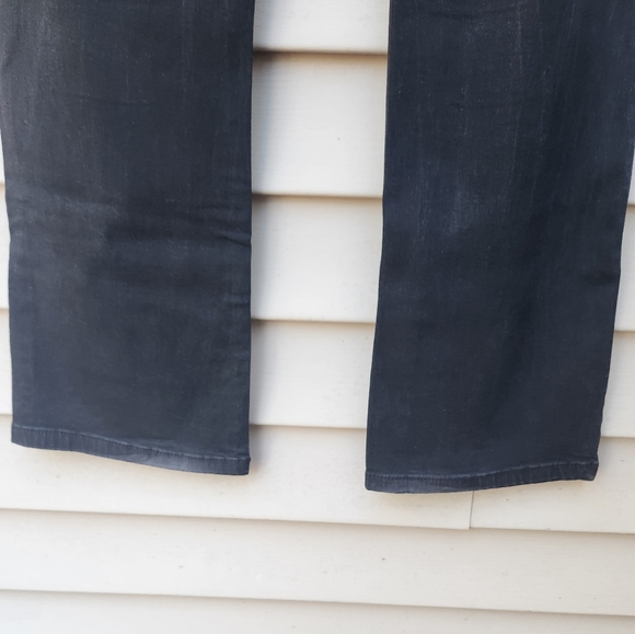 JCP Black Bootcut Jeans Solid Casual Cotton Blend - Picture 10 of 15